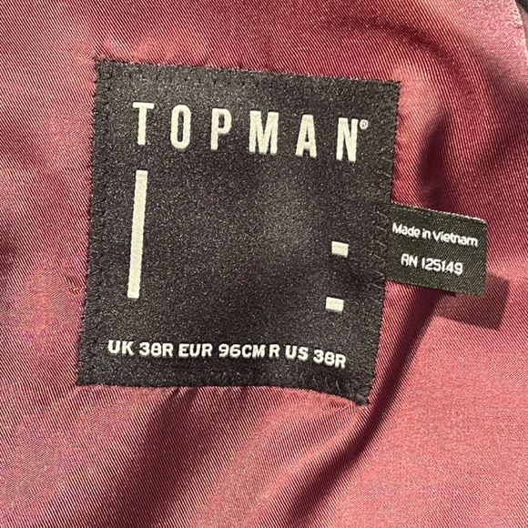 Topman Black Suit 38R - Picture 4 of 5